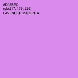 #D98BEC - Lavender Magenta Color Image