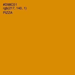 #D98C01 - Pizza Color Image