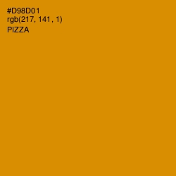 #D98D01 - Pizza Color Image