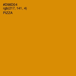 #D98D04 - Pizza Color Image