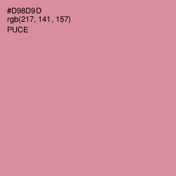 #D98D9D - Puce Color Image