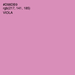 #D98DB9 - Viola Color Image