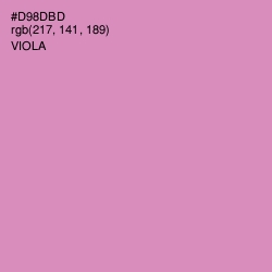 #D98DBD - Viola Color Image