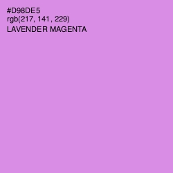 #D98DE5 - Lavender Magenta Color Image