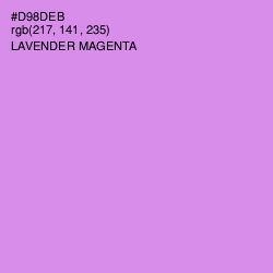 #D98DEB - Lavender Magenta Color Image