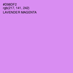 #D98DF2 - Lavender Magenta Color Image