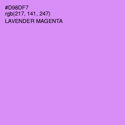 #D98DF7 - Lavender Magenta Color Image