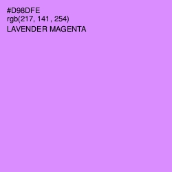 #D98DFE - Lavender Magenta Color Image