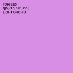 #D98EE5 - Light Orchid Color Image