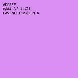 #D98EF1 - Lavender Magenta Color Image