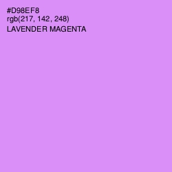 #D98EF8 - Lavender Magenta Color Image