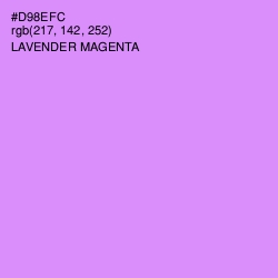 #D98EFC - Lavender Magenta Color Image