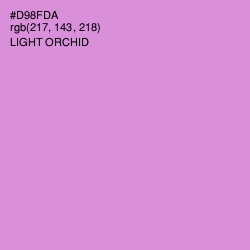 #D98FDA - Light Orchid Color Image