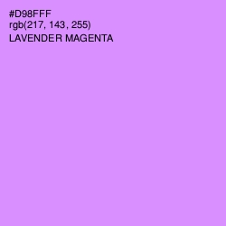 #D98FFF - Lavender Magenta Color Image