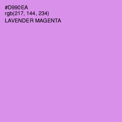 #D990EA - Lavender Magenta Color Image