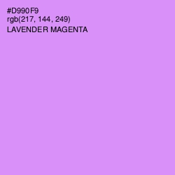 #D990F9 - Lavender Magenta Color Image