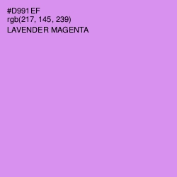 #D991EF - Lavender Magenta Color Image