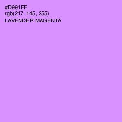 #D991FF - Lavender Magenta Color Image