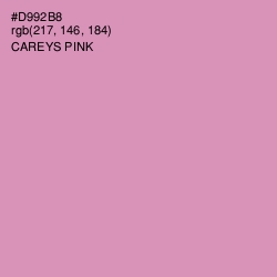 #D992B8 - Careys Pink Color Image