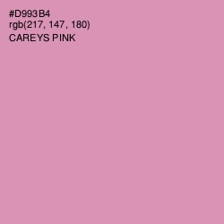 #D993B4 - Careys Pink Color Image