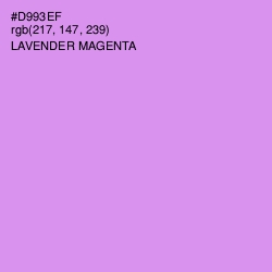 #D993EF - Lavender Magenta Color Image