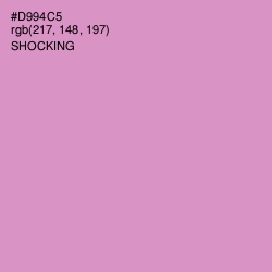 #D994C5 - Shocking Color Image