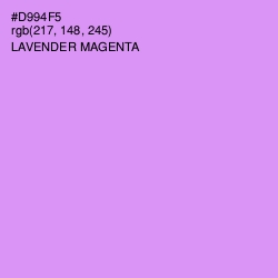 #D994F5 - Lavender Magenta Color Image