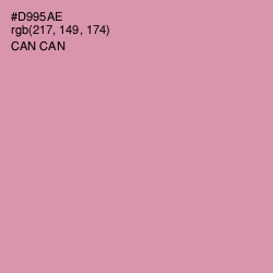 #D995AE - Can Can Color Image