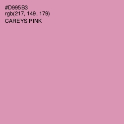 #D995B3 - Careys Pink Color Image