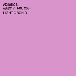 #D995CB - Light Orchid Color Image