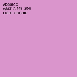 #D995CC - Light Orchid Color Image