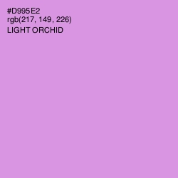 #D995E2 - Light Orchid Color Image