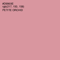 #D9969E - Petite Orchid Color Image