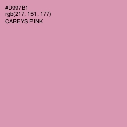 #D997B1 - Careys Pink Color Image