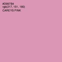 #D997B4 - Careys Pink Color Image