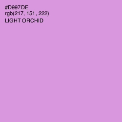 #D997DE - Light Orchid Color Image