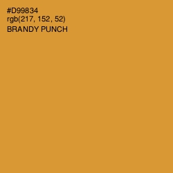 #D99834 - Brandy Punch Color Image