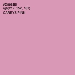#D998B5 - Careys Pink Color Image
