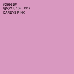 #D998BF - Careys Pink Color Image