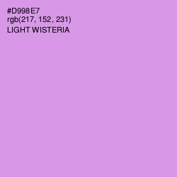 #D998E7 - Light Wisteria Color Image
