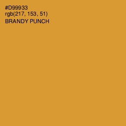 #D99933 - Brandy Punch Color Image