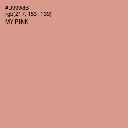 #D9998B - My Pink Color Image