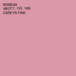 #D999A9 - Careys Pink Color Image