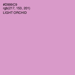 #D999C9 - Light Orchid Color Image