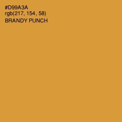 #D99A3A - Brandy Punch Color Image