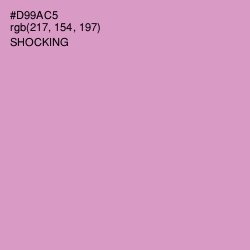 #D99AC5 - Shocking Color Image