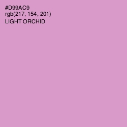 #D99AC9 - Light Orchid Color Image