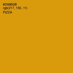 #D99B0B - Pizza Color Image