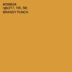 #D99B3A - Brandy Punch Color Image