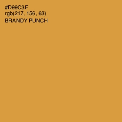 #D99C3F - Brandy Punch Color Image
